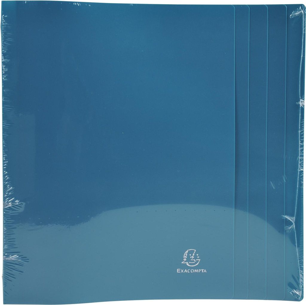 Exacompta 25x Ringbuch aus PP 500μ 4Ring Rücken 20mm, A4 - Dunkelgrün - 51183SE