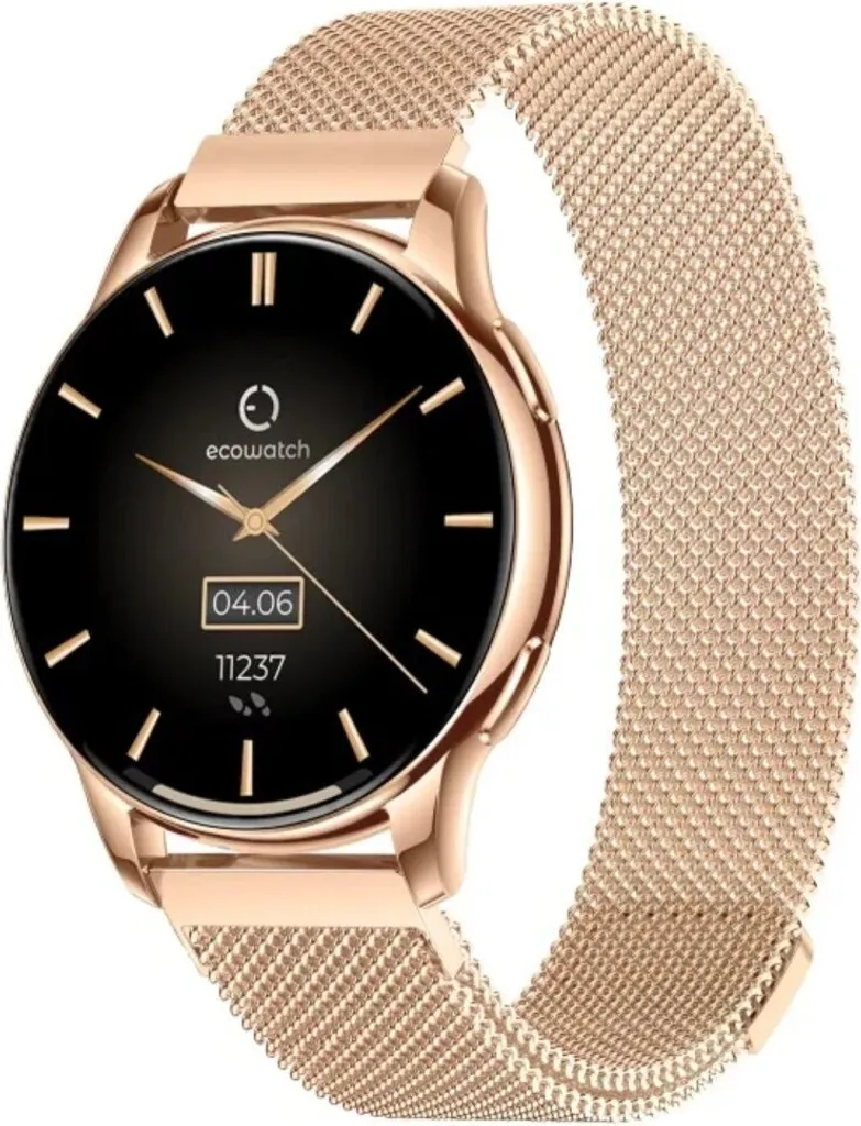 Montre Sport et Chic Ecowatch 3 Or Étanche pour Suivi Forme et Santé HD