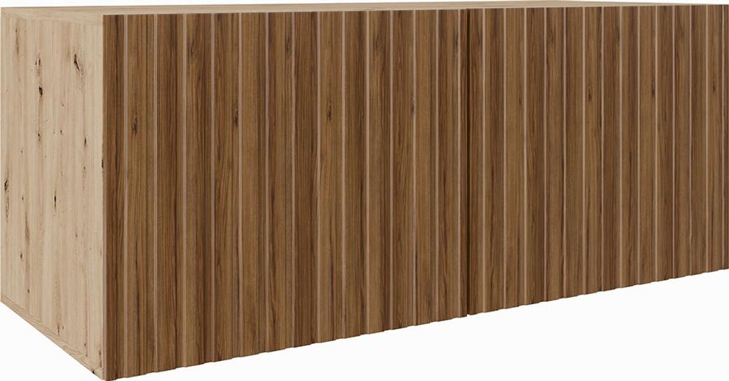 MEBLINI TV-Schrank 100cm Lang - Fernsehschrank - TV Lowboard Industrial - Unterschrank für Fernseher - TV-Unterschrank - TV-Schrank - Hängeschran...