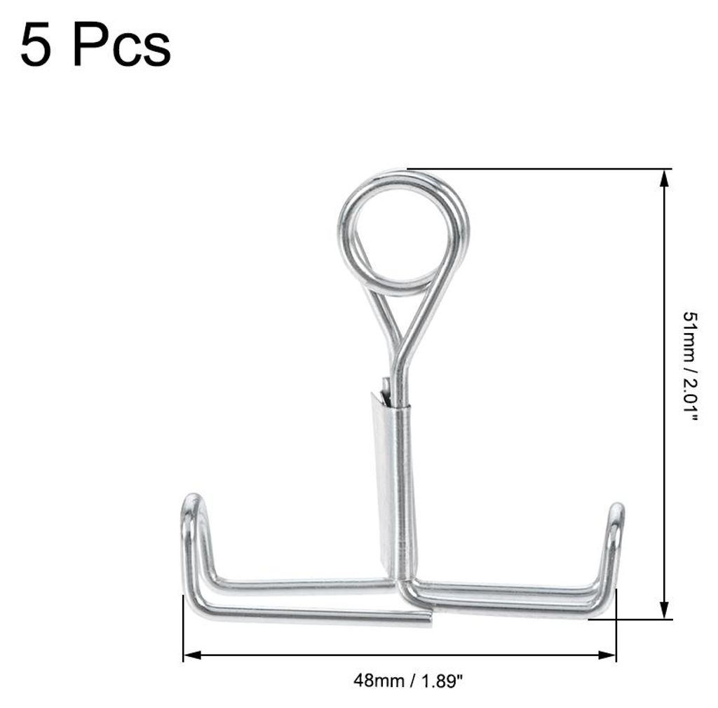 5Stk. Labor flexibler Schlauch Flusskontrolle Schlauchklemme flache Backe Federklemme