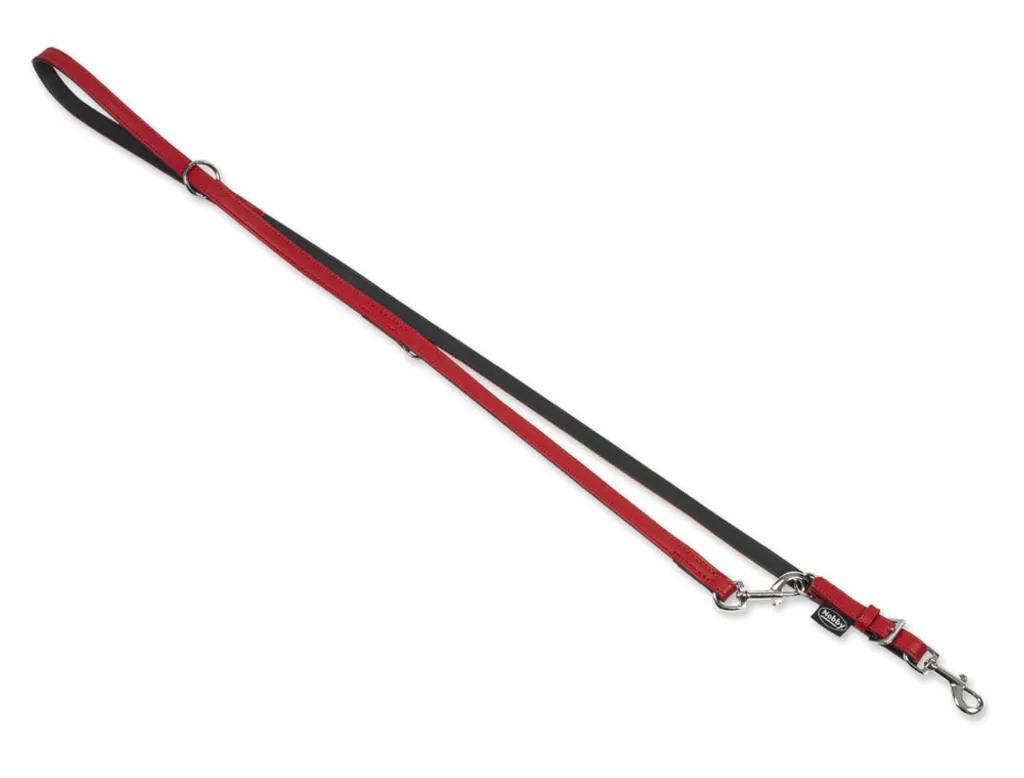 Laisse Nobby South 2m x 18mm Rouge - Laisse Réglable pour Chien Active