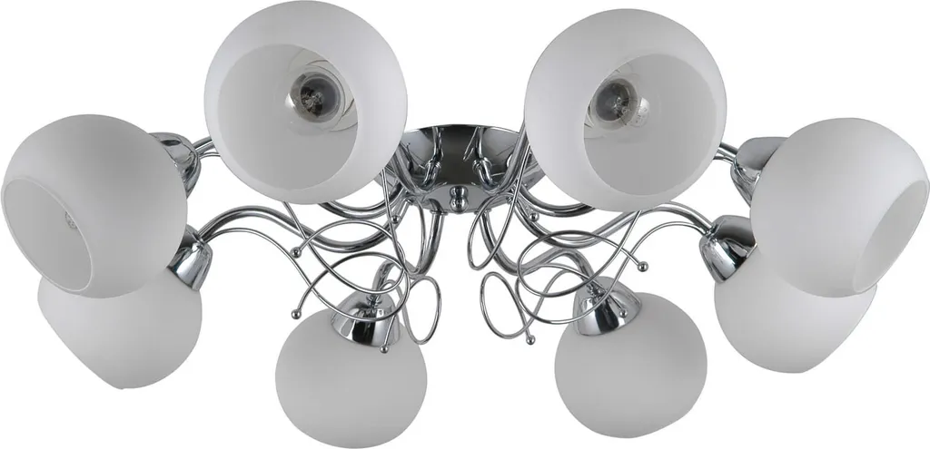 Lampadario Italux Masseri stilizzato in cromo PND-6895-8