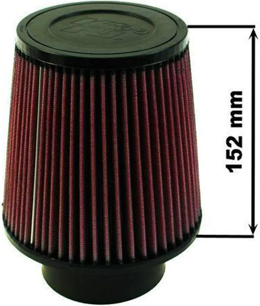 Filtre K&N RE-0950 lavable à haut débit pour admission de 80 à 89 mm