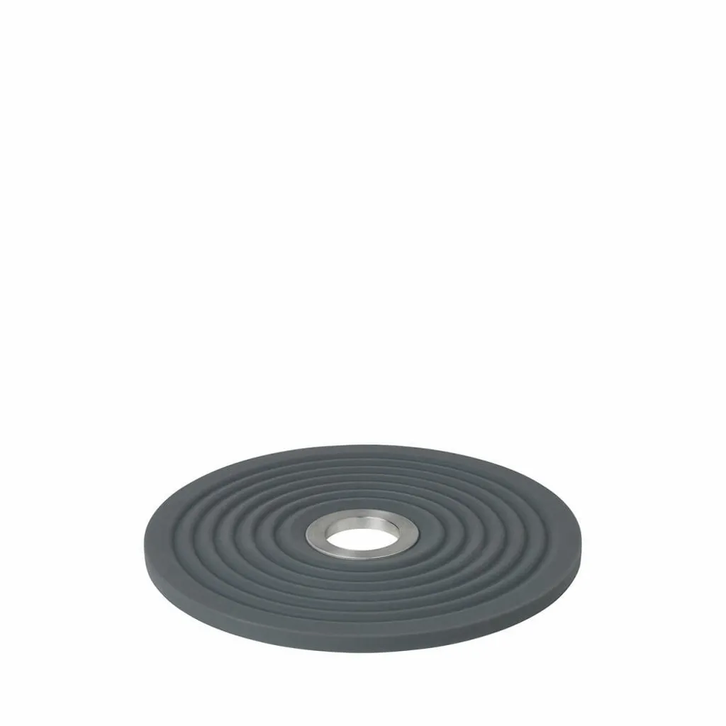 Sottobicchiere Design Blomus OOLONG Acciaio Inox Silicone Grigio
