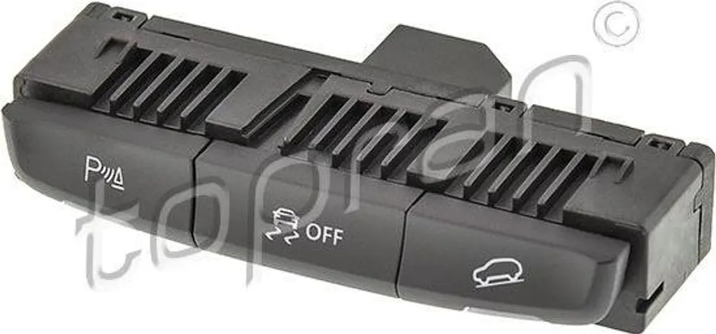Interrupteur Parking 8R0959673AV10 Finition Noir Satin pour Audi Q5 8R