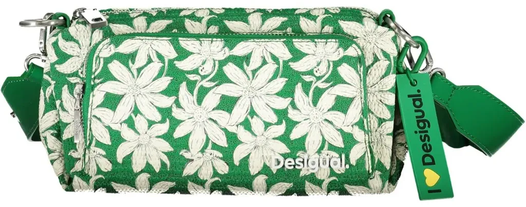Sac Bandoulière Desigual 24SAXP17 Vert - Idéal Voyage et Sorties Ville