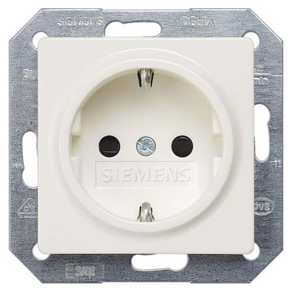 Siemens 5UB1518 Steckdose Typ F Weiß Produktbild 