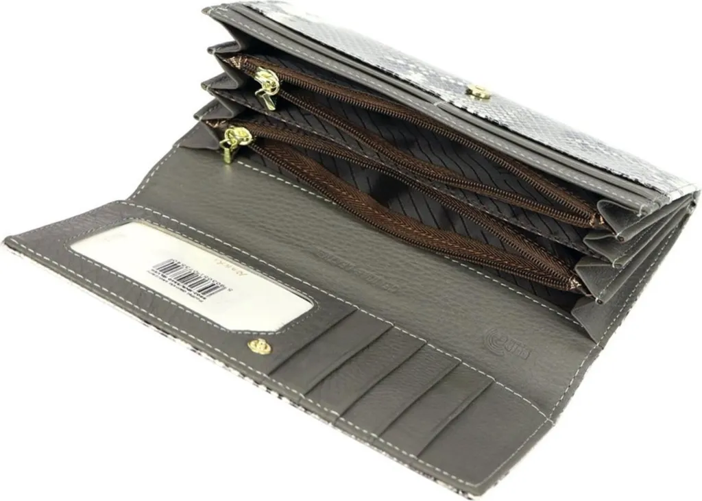 Portefeuille Homme Organiseur de Cartes et Billets avec Protection RFID Noire