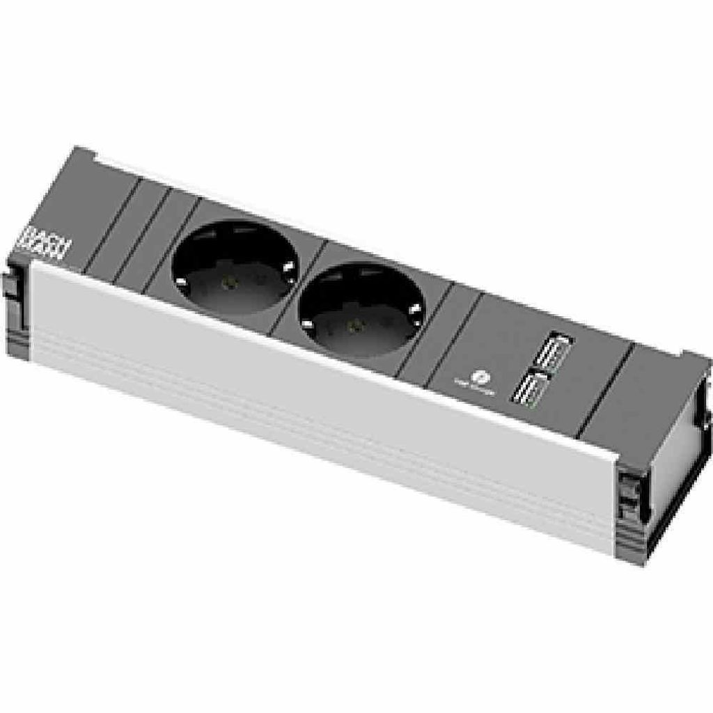 BACHMANN CONI 2x Schutzkontakt 1x USB Charger