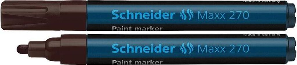 Schneider Lackmarker Maxx 270 braun, Rundspitze 1-3mm
