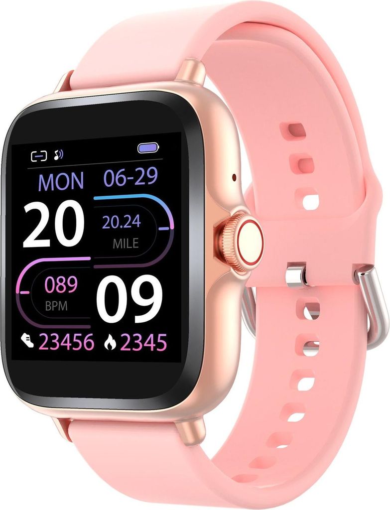 Montre connectée avec écran de 1,44" et capteur cardiaque Image du produit 