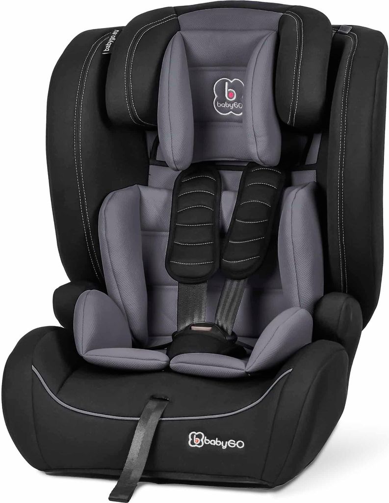 BabyGo Kinderautositz Freemove Isize, grau