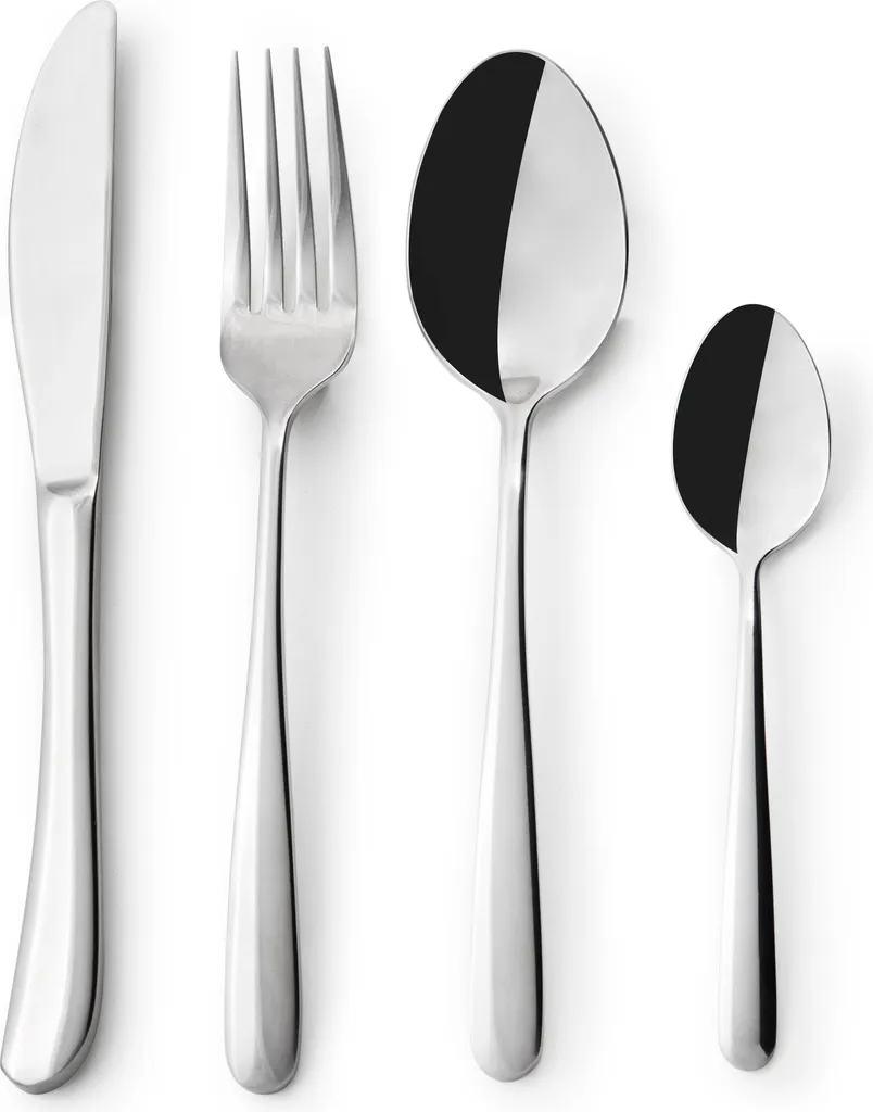 Set di posate Excelsa 24 pezzi Prestige acciaio argento