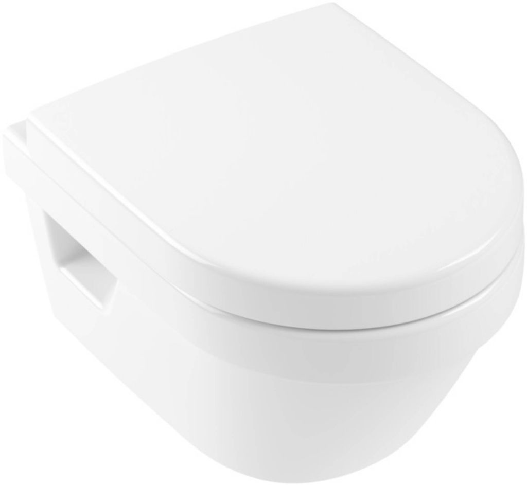 Villeroy & Boch Combi-Pack Architectura 4687 350x480mm DirectFlush Weiß Alpin