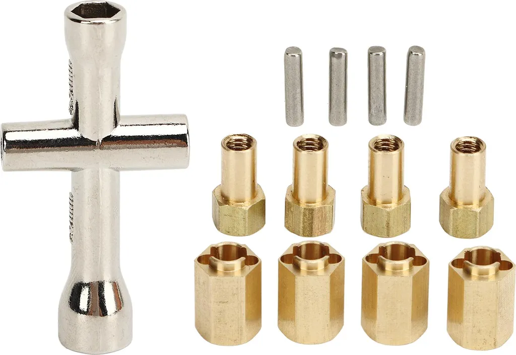 Kit Distanziali 7mm Ottone Traxxas 1/18 - Mozzi Ruota RC Aggiornamento