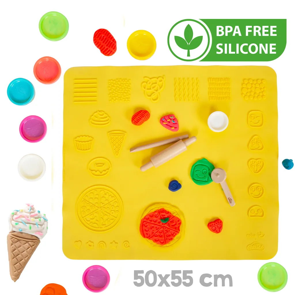 Set de jeu en bois table Play-Doh roba avec bac de rangement