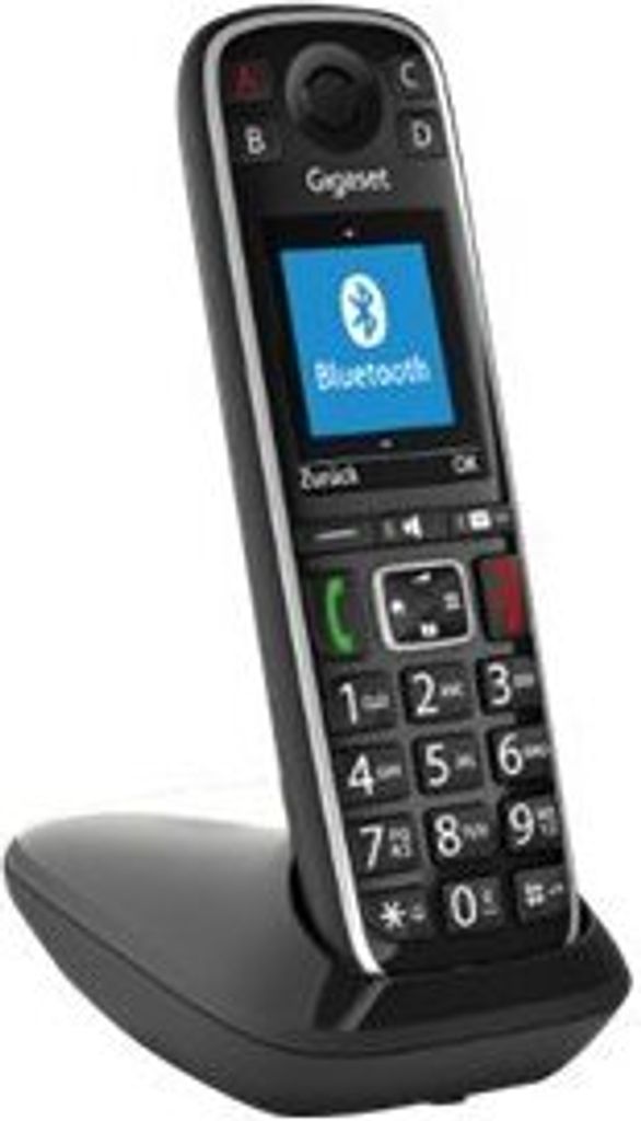 Gigaset E720HX Zusatz-Mobilteil schwarz Produktbild 