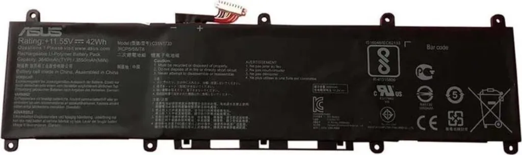 Batterie Asus TP412 Vivobook Flip 14 (0B200-02970000) de rechange