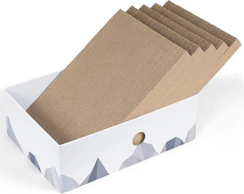Solution transport hygiénique : 5 cages en carton avec planche de repos