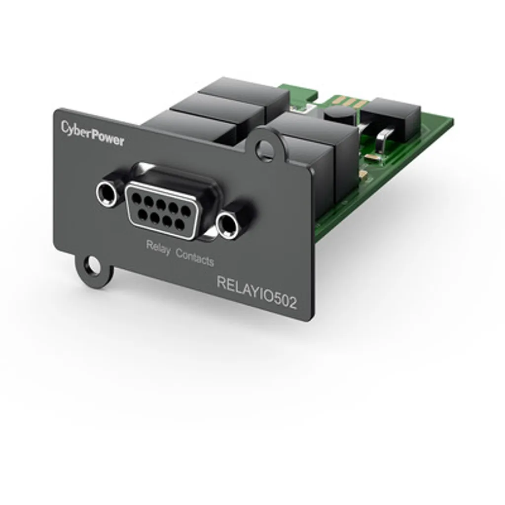 Scheda di controllo relè CyberPower RELAYIO502, contatto relè a potenziale zero, connessione a morsetto, per serie PR/OL/OLS