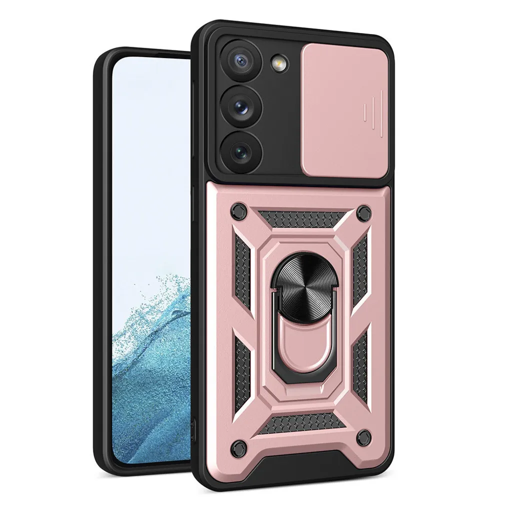 Cover S23 con Protezione Camera | Stile Armor Hybrid Camshield