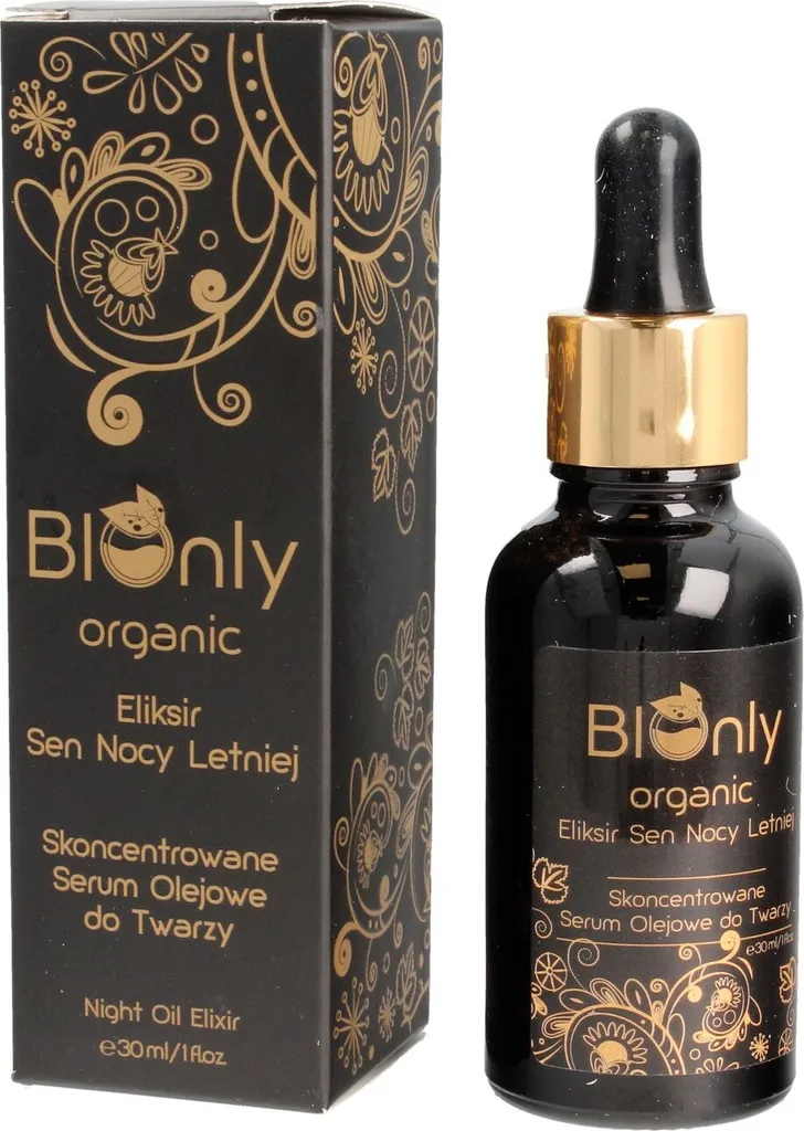 Élixir Visage Bio Formule Concentrée Nocturne Huile Sérum BIOnly 30ml