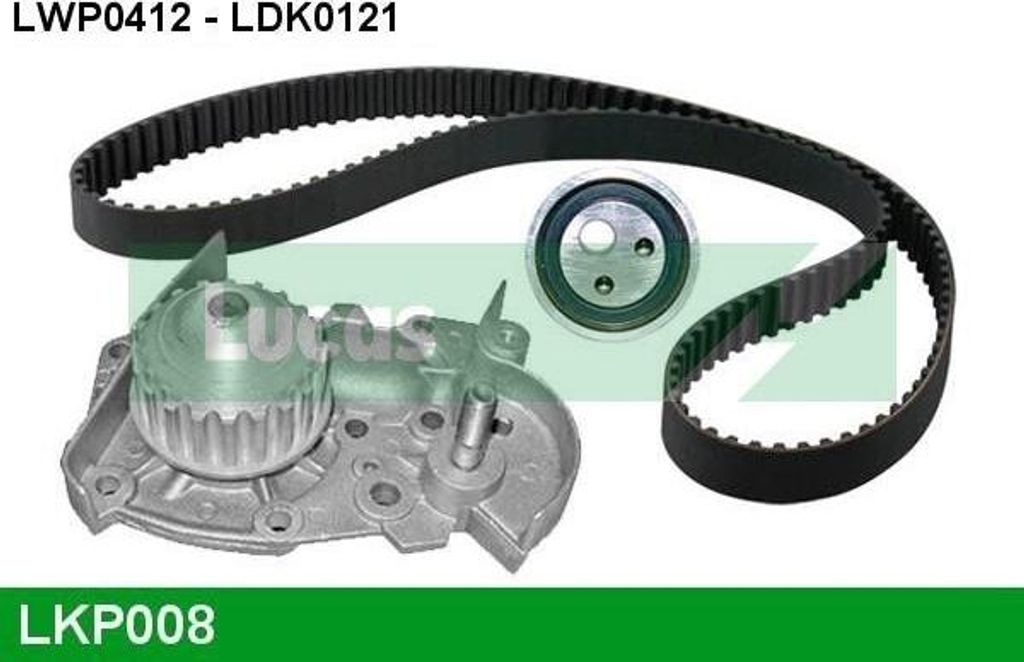 LUCAS LKP008 Zahnriemensatz + Wasserpumpe für RENAULT CLIO I (B/C57, 5/357) RAPID Kasten (F40, G40) 19 II (B/C53) 19 I (B/C53) 19 II Chamade (L53)