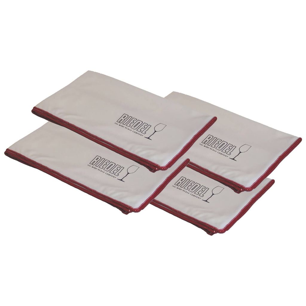 Riedel Mikrofaser Poliertuch Glasreinigungstuch 4er Set Produktbild 