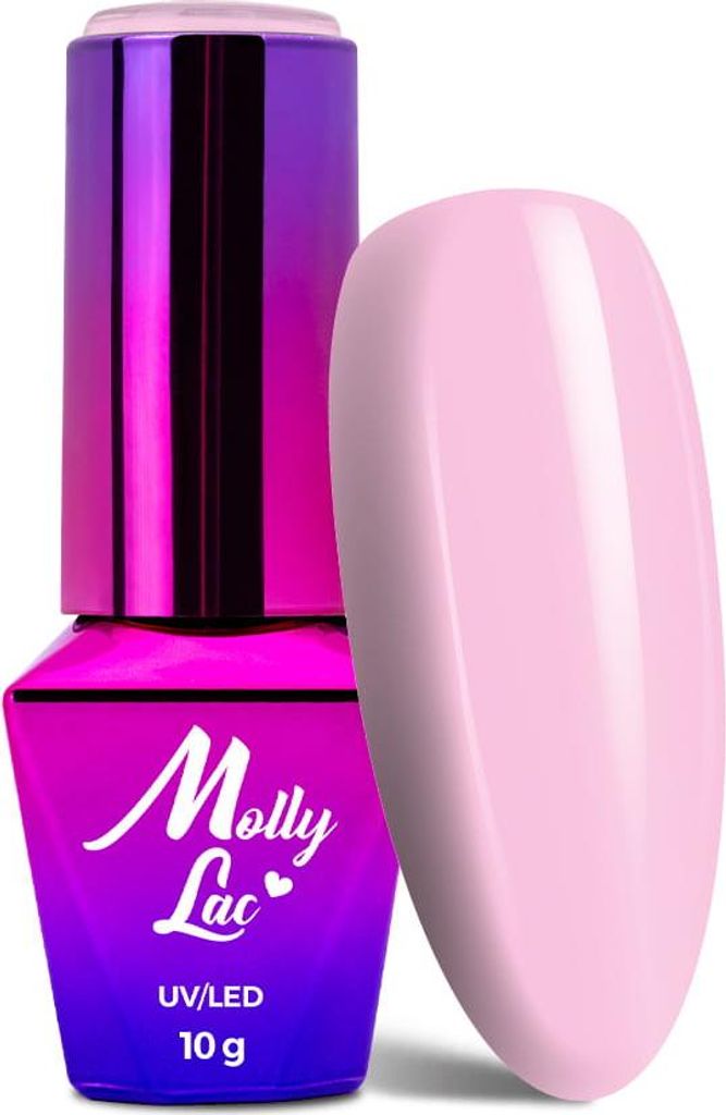 MollyLac Glamour Women Girlish Roses Hybrid Nagellack 10 g Nr. 2