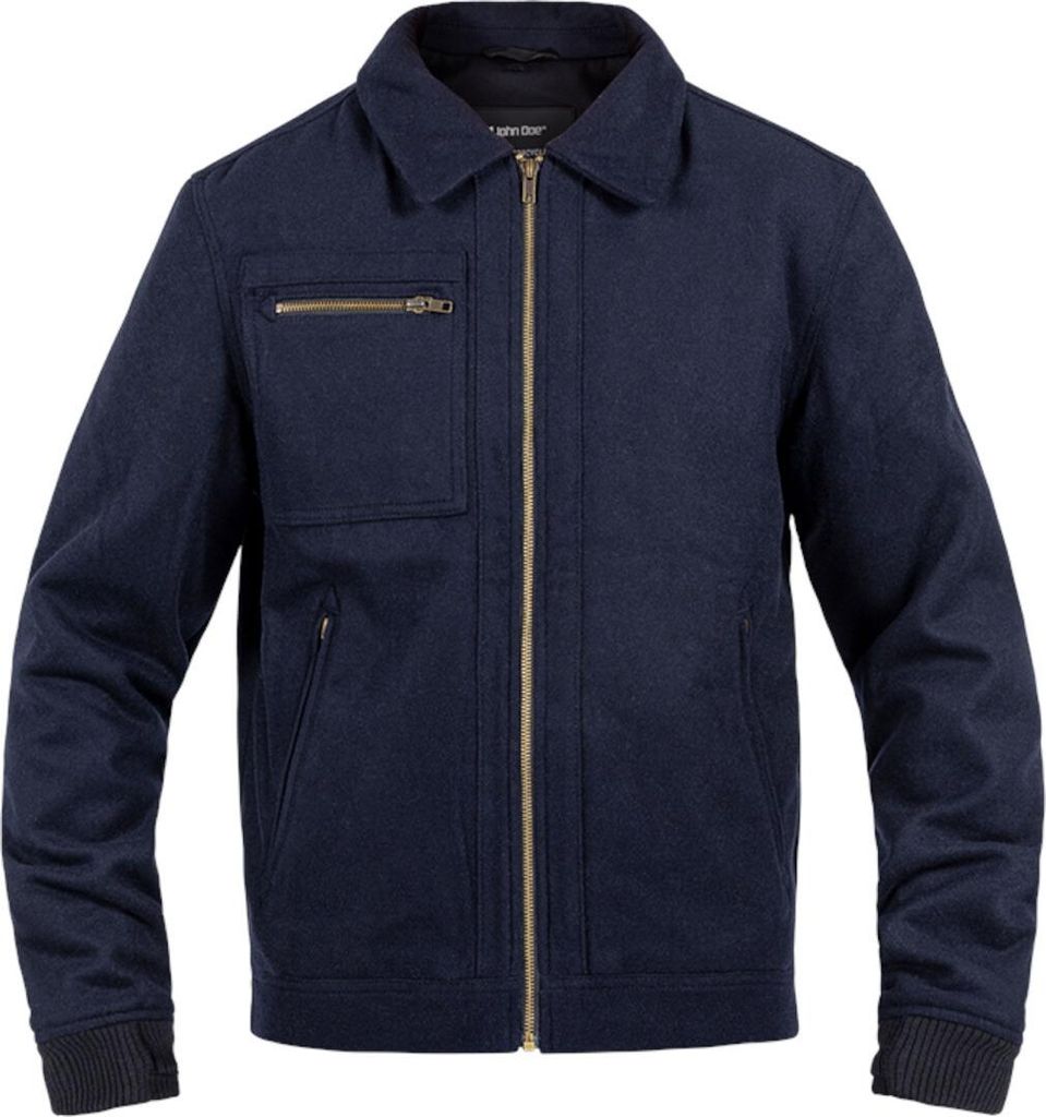 John Doe Escape Wool Motorrad Textiljacke, dunkelblau, 3XL