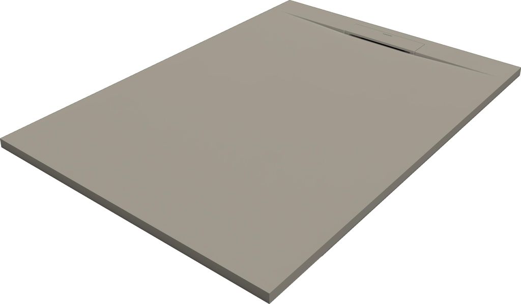 SANYCCES SIENA Rechteckige Duschwanne SanyDur Gel Coat 140 x 100 cm, sand