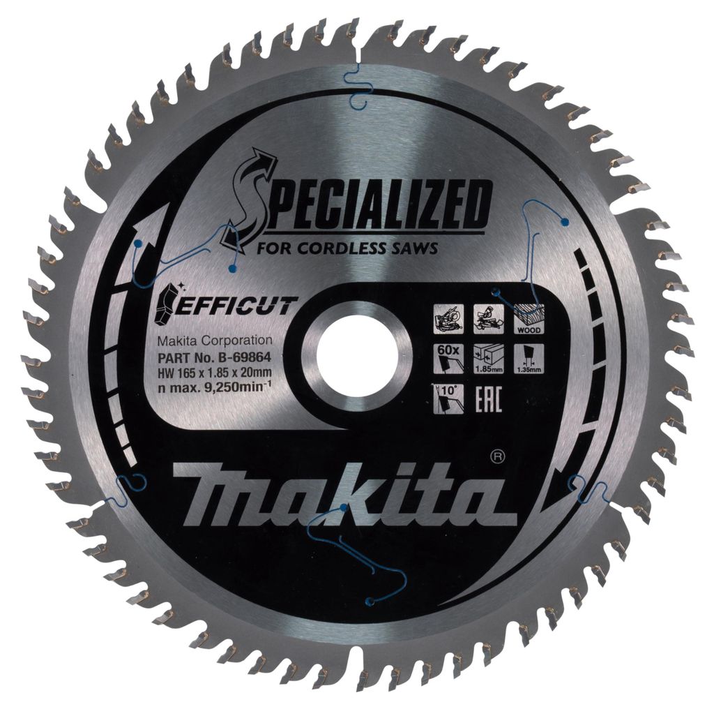 Makita B-69864, Holz, 16,5 cm, 2 cm, 1,35 mm, Makita, 1 Produktbild 
