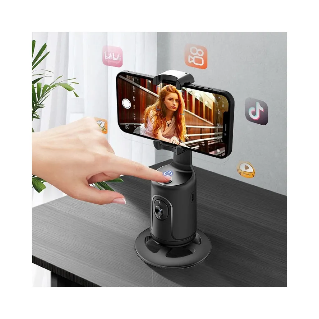 Supporto da tavolo P1 Dispositivo selfie intelligente con riconoscimento del volto, riconoscimento dei gesti e tracking automatico - 4