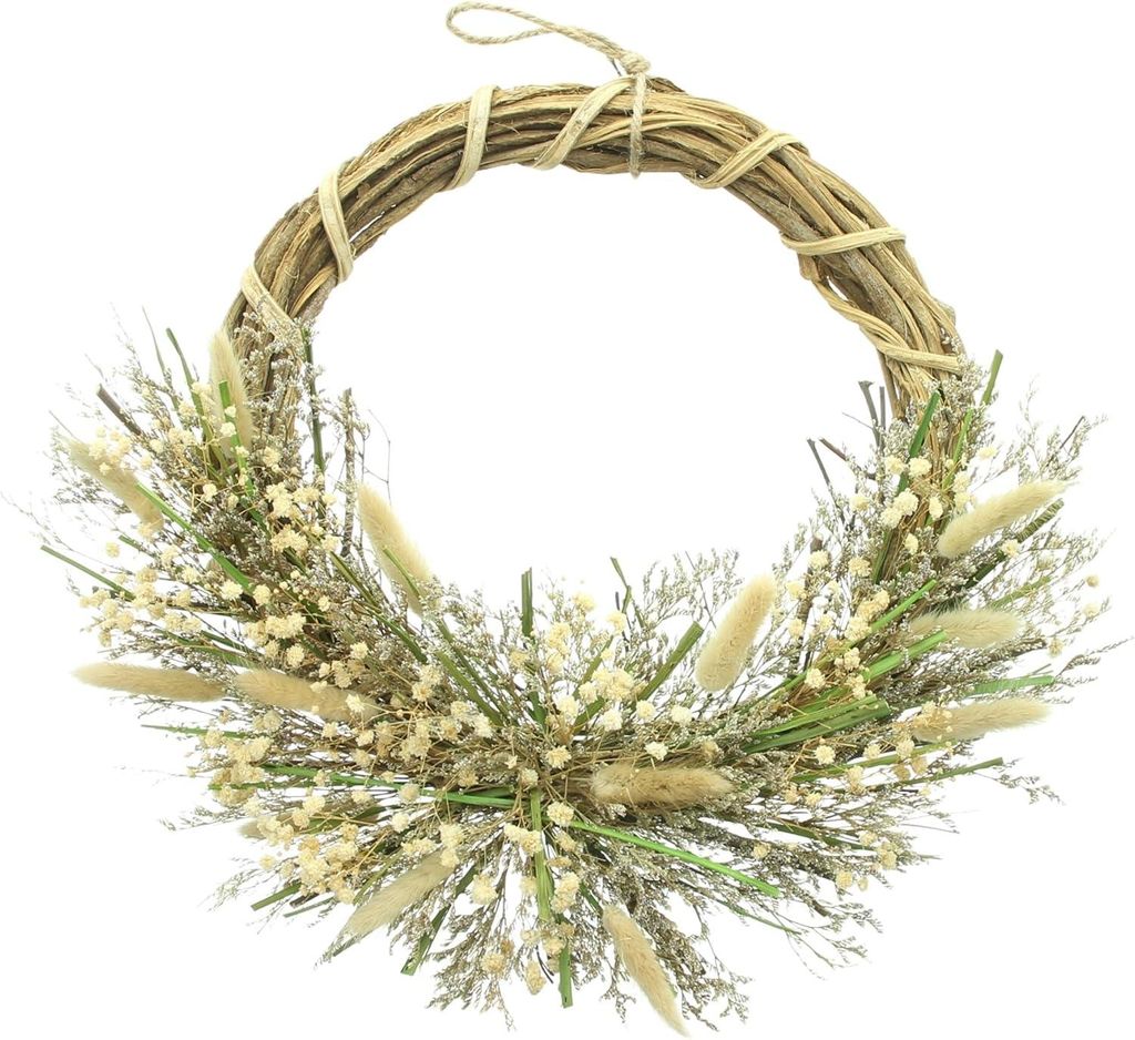 Kranz "Flower Whispers", Rattan, Naturmaterialien Maße: ca. Ø 40 x 8 cm