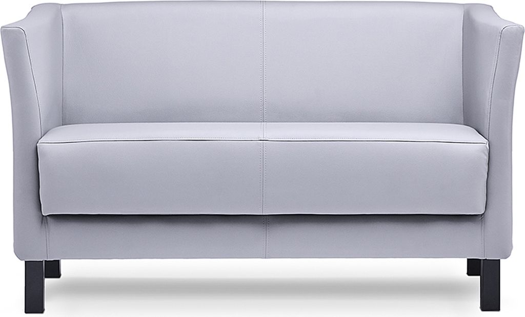 KONSIMO Klassische Sofa 2 Personen zeitloses Design mit weiche Sitzfläche und hohe Rückenlehne "ESPECTO", Grau, , Modern, 130x71x67cm