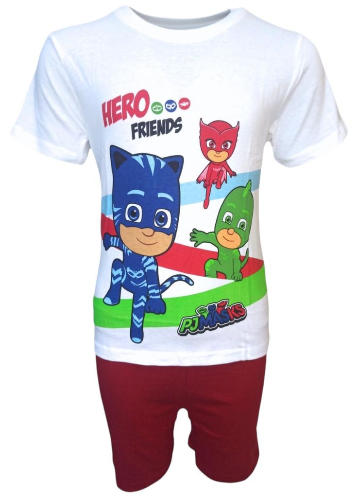 Schlafanzug kurz PJ Masks Rot 98 cm