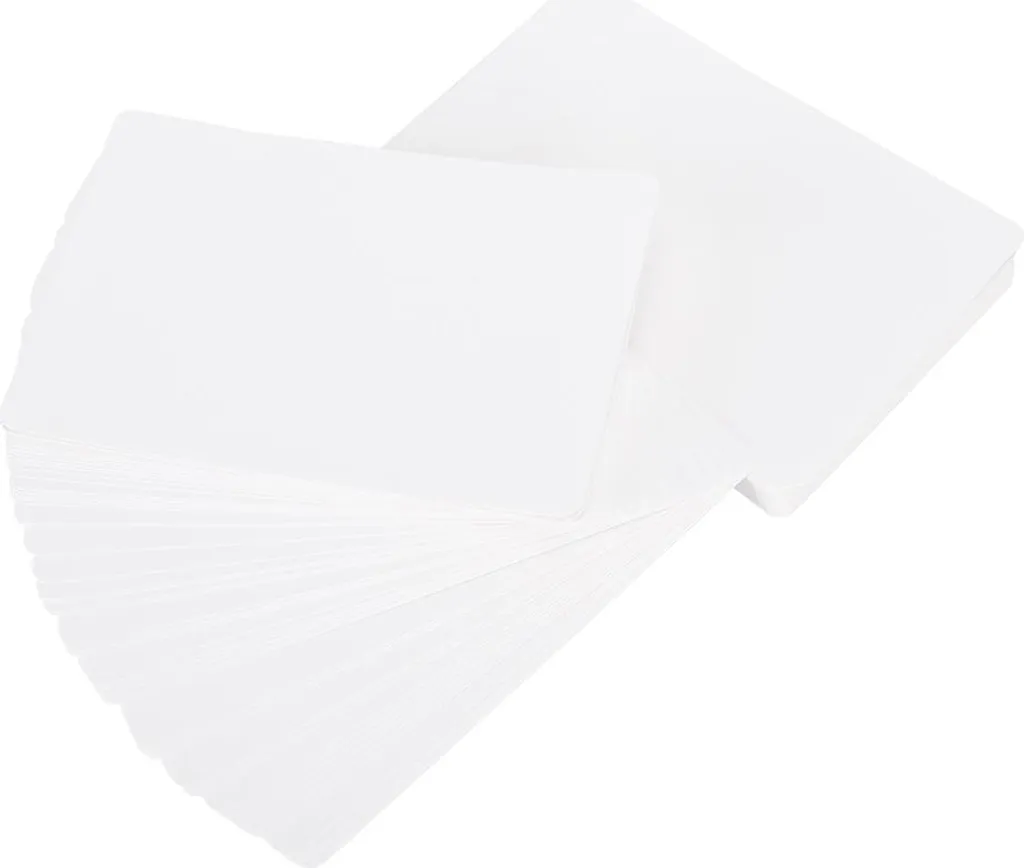 100 Fogli Cartone Bianco Rigido per Copertine e Album - Angoli Tondi