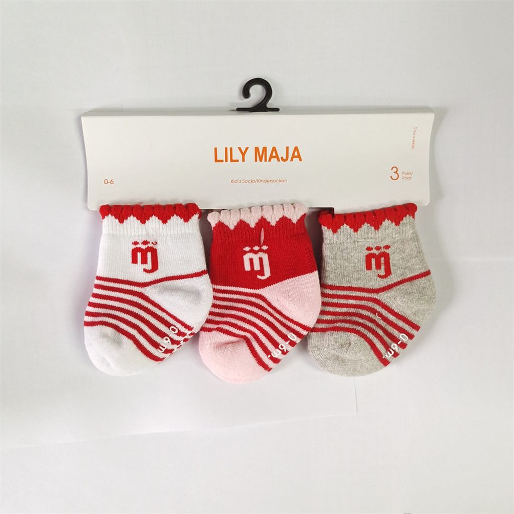 Babysocken Mit Zopfmuster | Baumwolle | Größen 0-6 Jahre | Für Mädchen