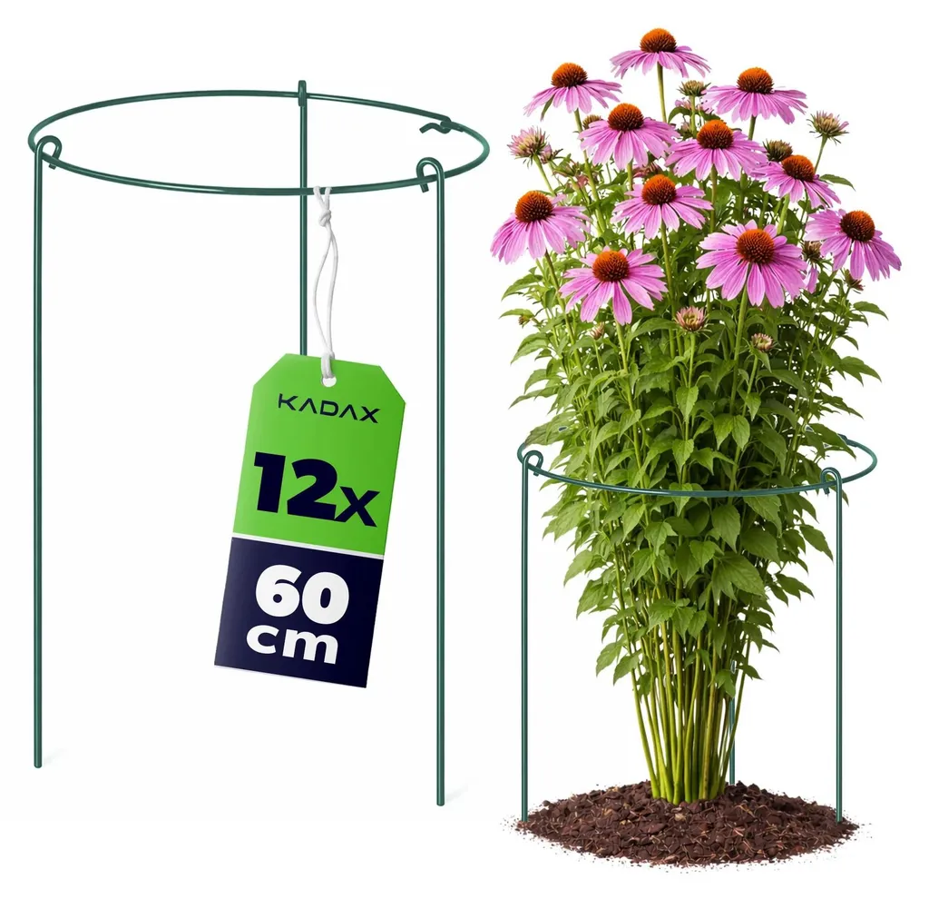 Maintenir vos plantes droites avec ce lot de 12 tuteurs ronds de 60 cm