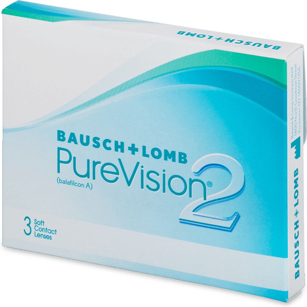 PureVision 2 (3 Linsen) Stärke: -10.00, BC: 8.60, DIA: 14.00