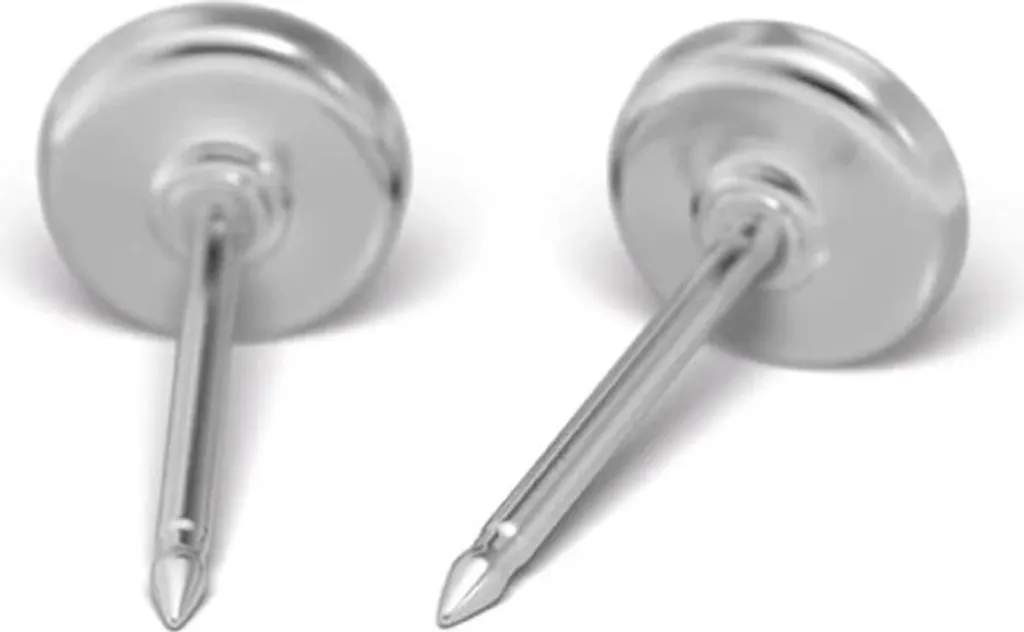 Studex – 12 Paia Di Orecchini A Lobo In Acciaio Inox – 2 Mm A Lunetta – Per Primo Foro - 6