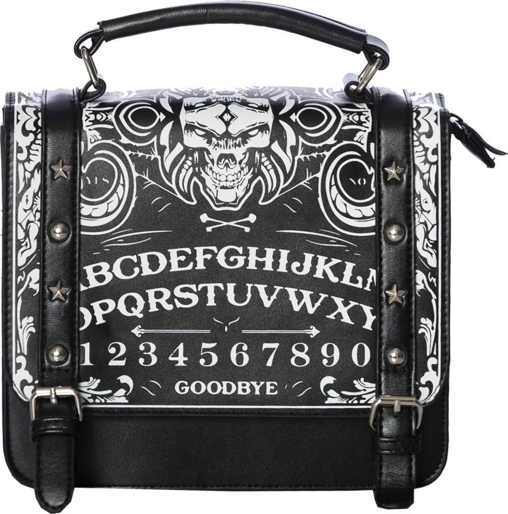 Sac à bandoulière Banned Ouija Satchel - Sacoche Gothique en Simili Cuir