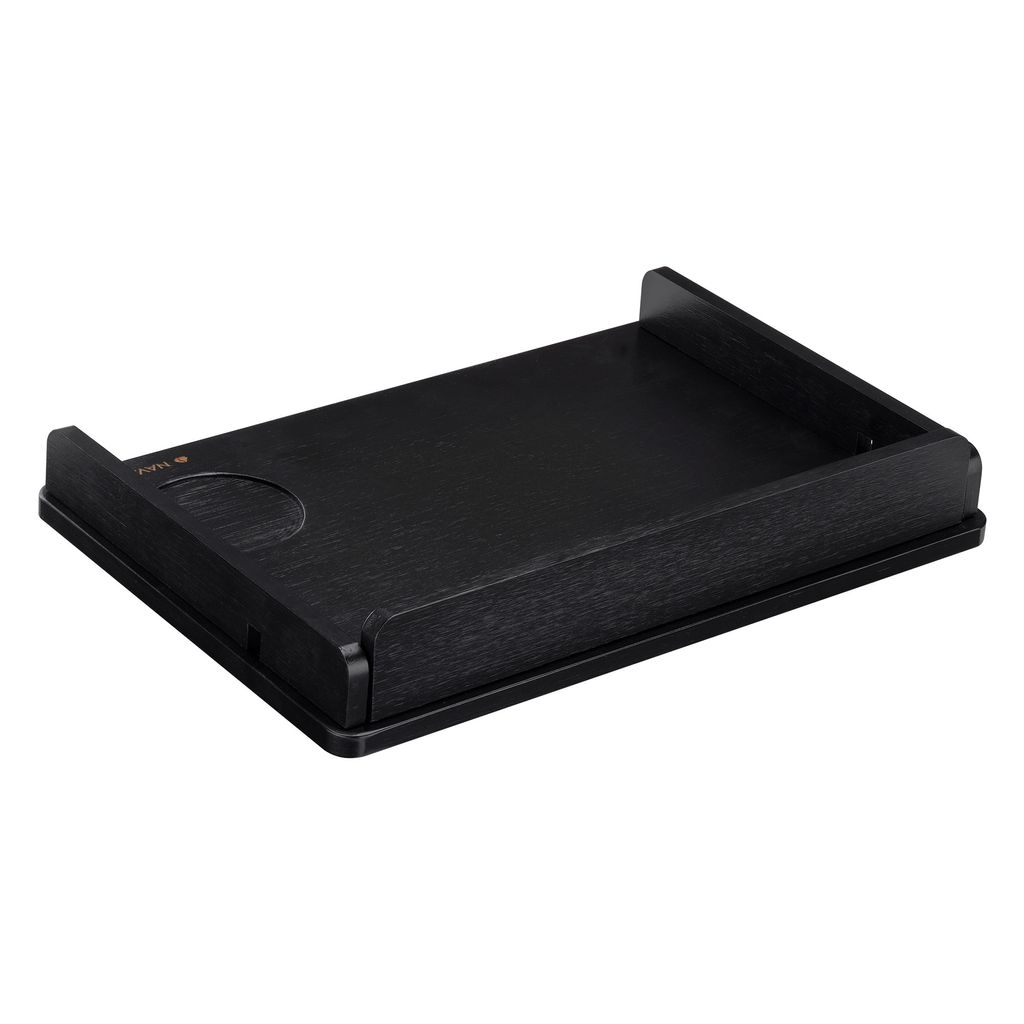 Navaris Nachttisch Bambus zum Einhängen - mit Getränkehalter - Hochbett Klemm Regal Bett Ablage - hängender Organizer Hängeregal - anklemmbar s...