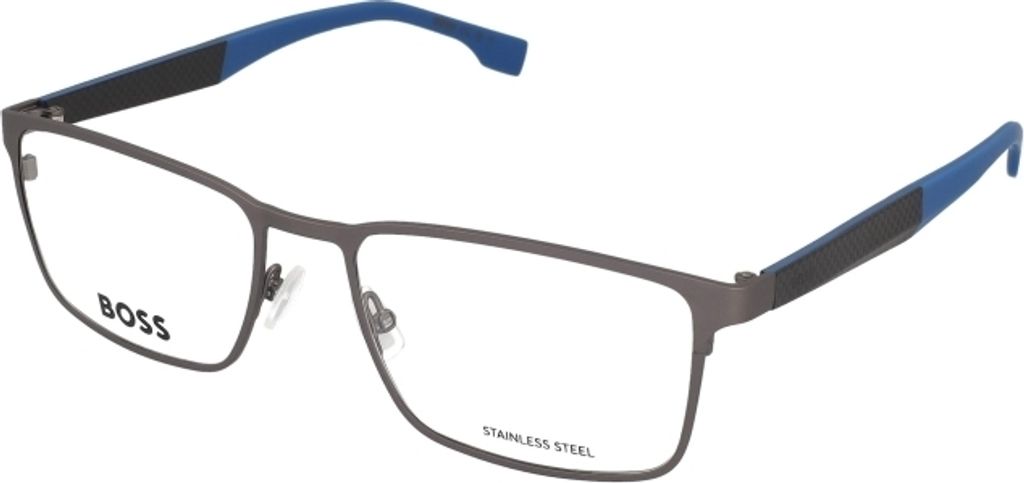 Lunettes De Vue Hugo Boss BOSS 1295/F - Gris Ruthenium Mat - 55/19/145 - Neuf