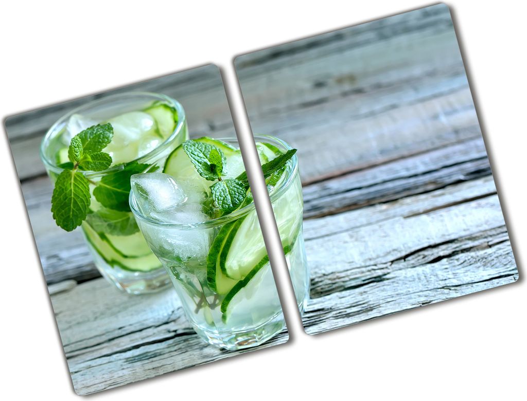 Tulup Glas Herdabdeckplatte - 2x40x52 cm - Produktbild 