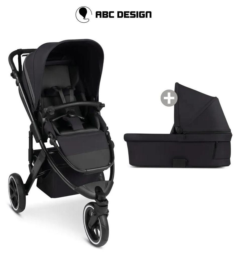 ABC Design GmbH Salsa 5 Run coal 2in1 Set inkl. Tragewanne Produktbild 