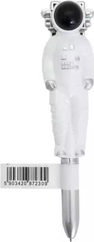 Pen in the shape of an astronaut for writing and drawing