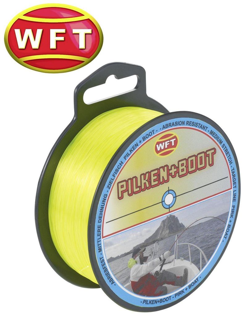 WFT Zielfisch Pilken & Boot 250m 0,40mm 11,8kg gelb - Produktbild 