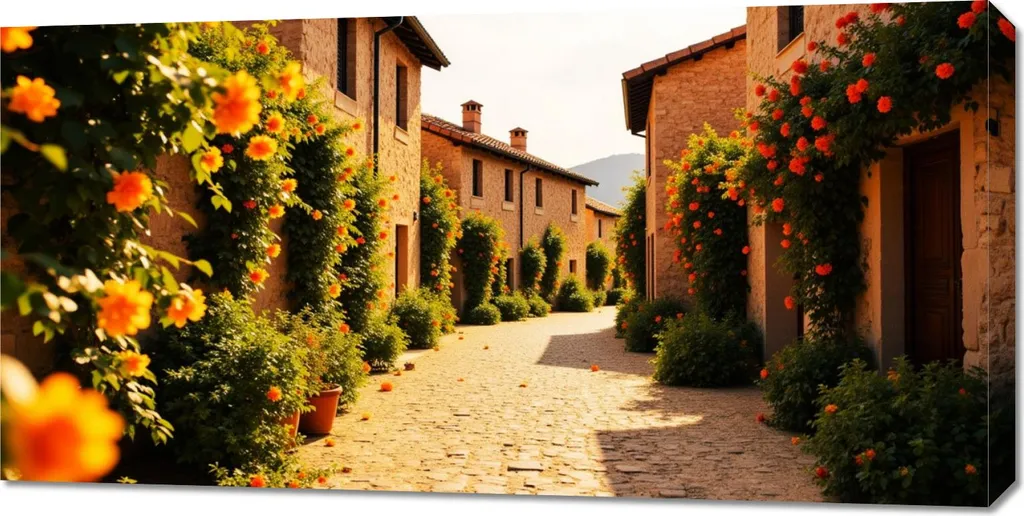 Quadro 100x50cm Quadro su tela per soggiorno o camera da letto Panorama Città