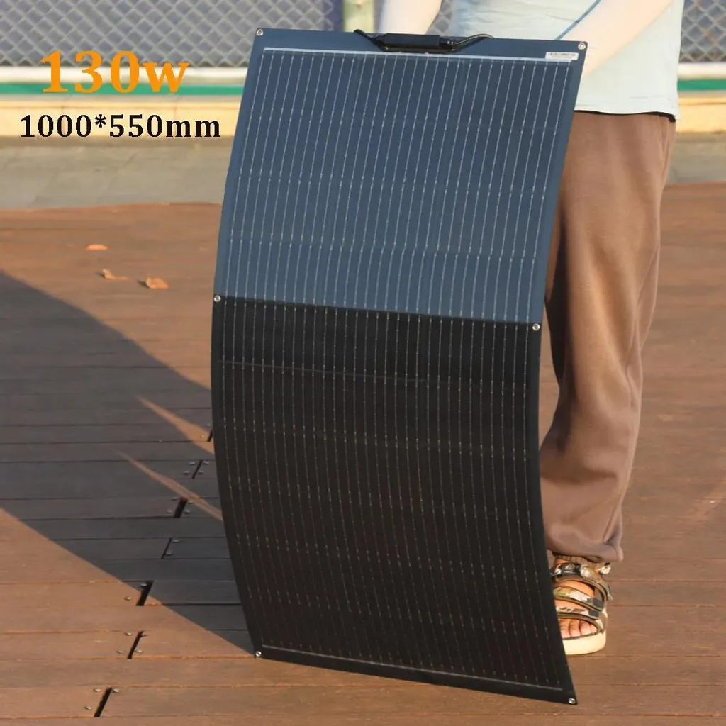 Panneau Solaire 130W pour Camping-car, Bateau et Site Isolé 12V - 2